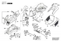 Bosch 3 600 HA4 2B0 Rotak 40 Ergoflex Lawnmower Spare Parts